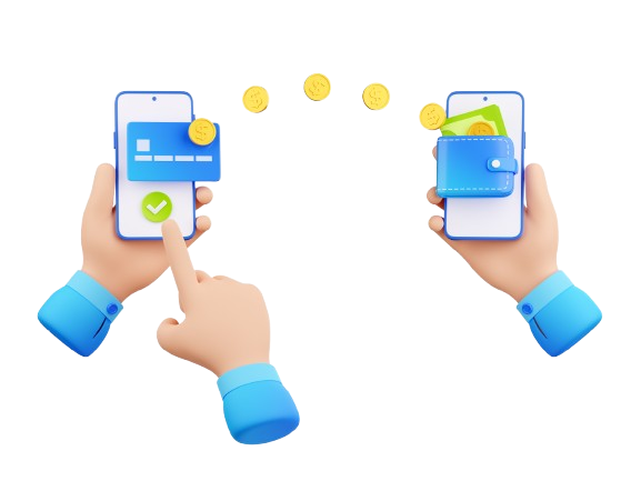 3d render money transfer mobile banking online removebg preview